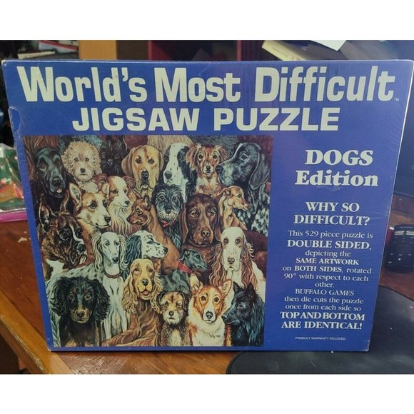 SEALED Dogs Edition World's Most Difficult Puzzle - Picture 1 of 2